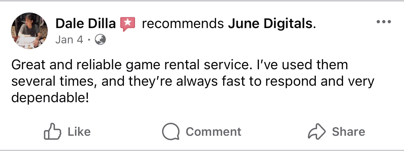 Customer review