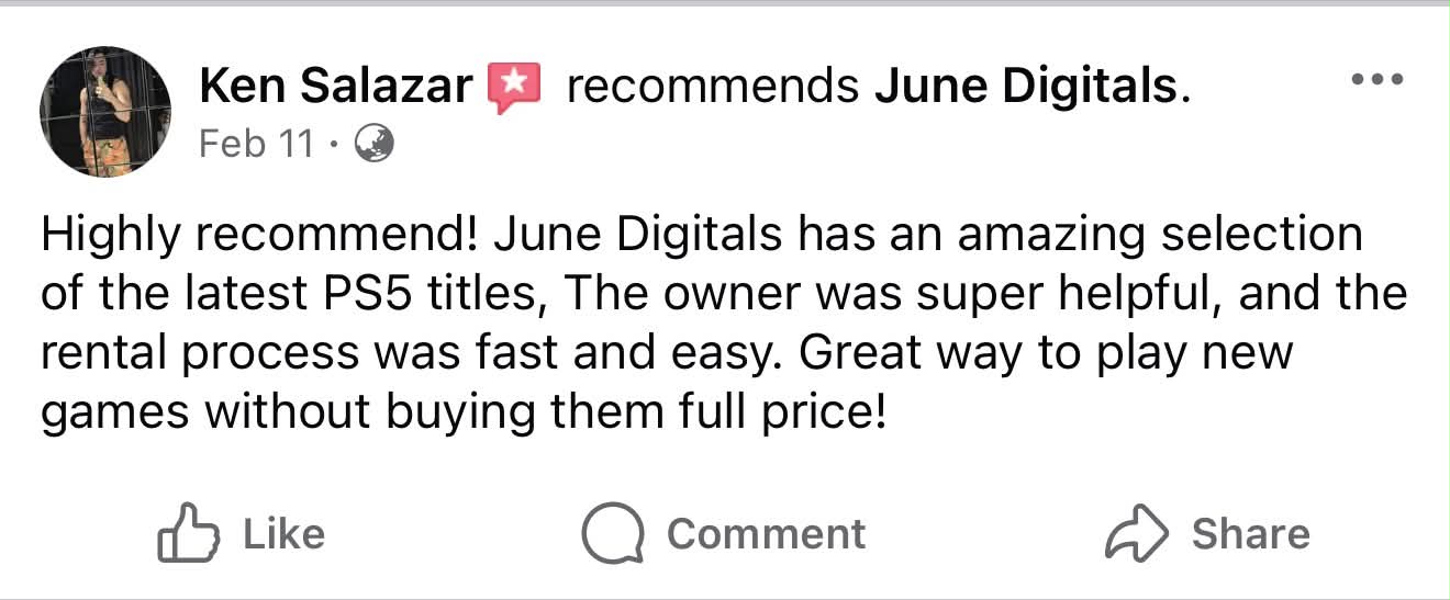 Customer review